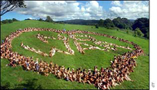February 8, 2003 Australians bare all for peace