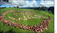 February 8, 2003 Australians bare all for peace